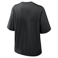 Women's Nike Black Georgia Bulldogs Legacy Established Boxy T-Shirt