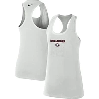 Débardeur Nike Georgia Bulldogs Game Time pour femme, gris