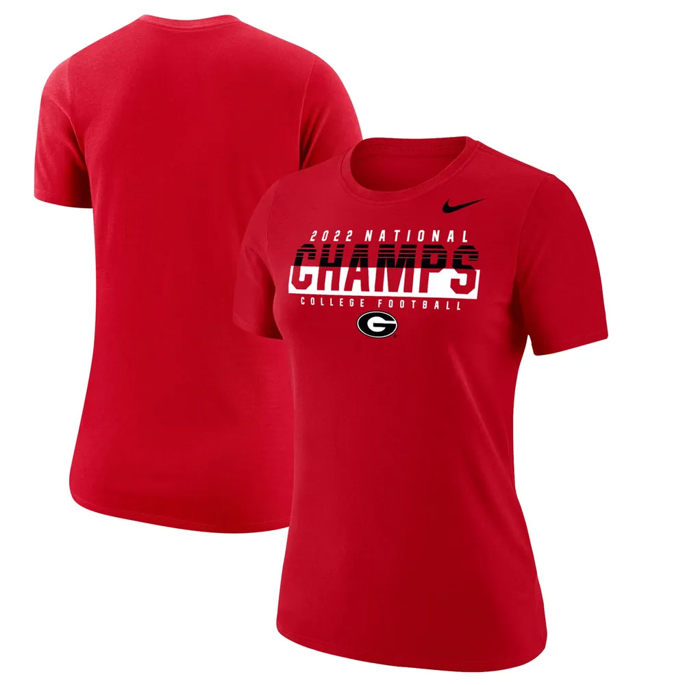Lids Georgia Bulldogs Nike Women's College Football 2022 National Champions T-Shirt - Red | Green Tree Mall