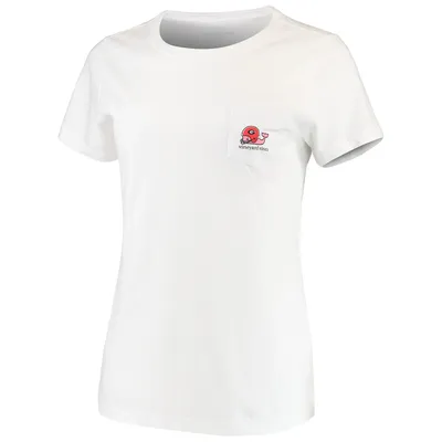 Vineyard Vines Women's Vineyard Vines White Las Vegas Raiders Helmet Long  Sleeve T-Shirt