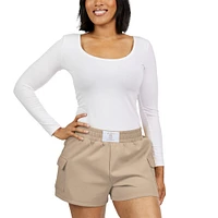 Women's WEAR by Erin Andrews Tan Georgia Bulldogs Neutral Shorts