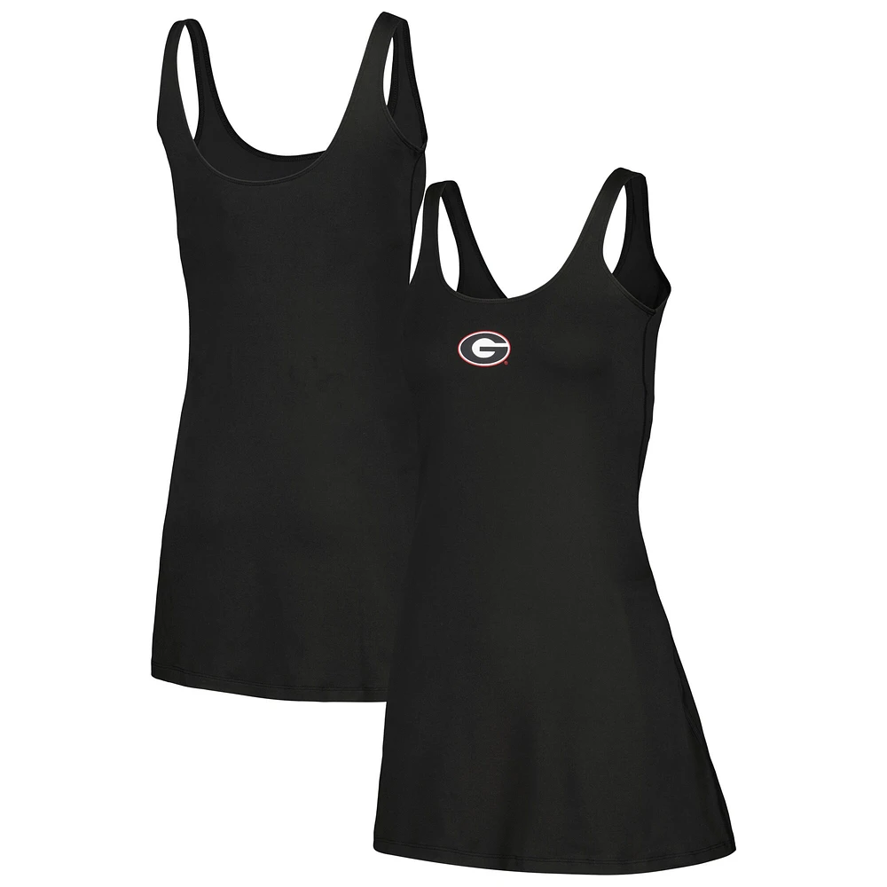 Women's ZooZatz Black Georgia Bulldogs Logo Scoop Neck Dress