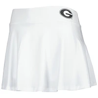 Women's ZooZatz White Georgia Bulldogs Flowy Skort