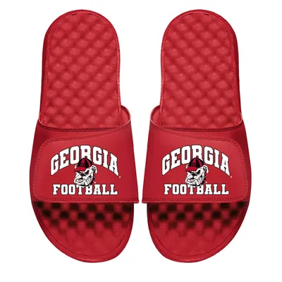 Georgia Bulldogs ISlide Youth Football Varsity Slide Sandals - Red