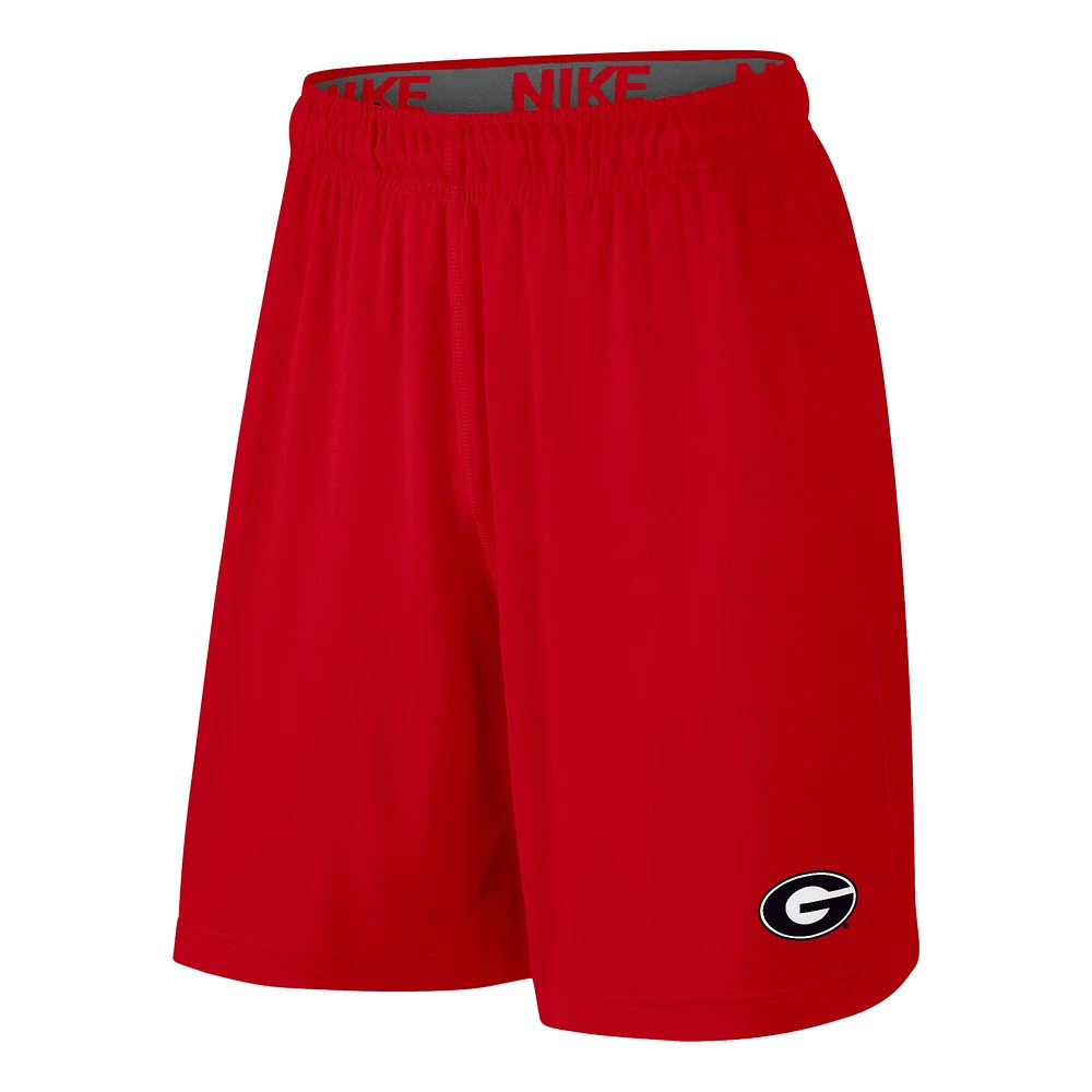 Short Nike rouge Georgia Bulldogs Fly Performance pour jeune