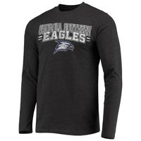 Men's Concepts Sport Navy/Heathered Charcoal Georgia Southern Eagles Meter Long Sleeve T-Shirt & Pants Sleep Set