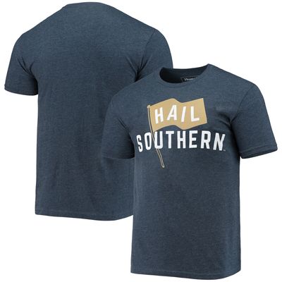 Men's Homefield Heathered Navy Georgia Southern Eagles Vintage Hail T-Shirt