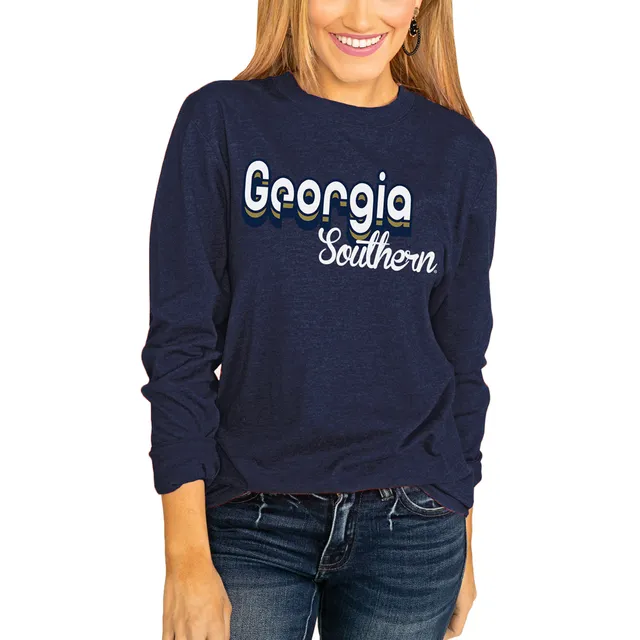 Lids Georgia Southern Eagles Women's Varsity Long Sleeve T-Shirt - Navy