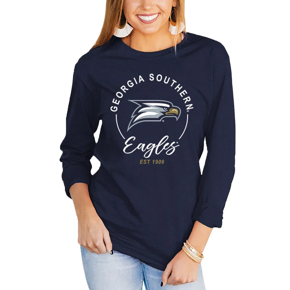 Lids Georgia Southern Eagles Women's Varsity Long Sleeve T-Shirt - Navy