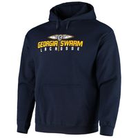 Men's Navy Georgia Swarm Solid Pullover Hoodie