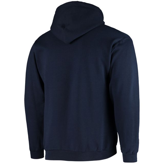 Sweat À Capuche Homme Georgia Swarm Solid Bleu Marine