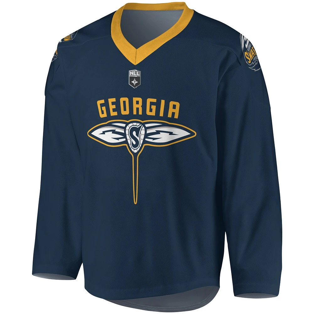 Men's Navy Georgia Swarm Sublimated Replica Jersey