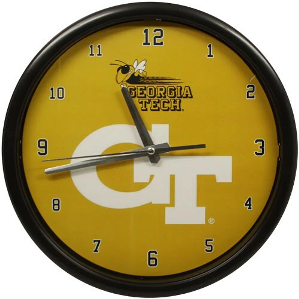 Georgia Tech Yellow Jackets Black Rim Basic Horloge