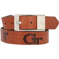 Georgia Tech Yellow Jackets Brandish Leather Belt