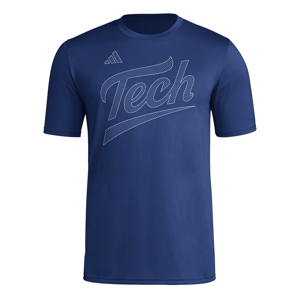 Men's adidas  Navy Georgia Tech Yellow Jackets Locker Local Impression T-Shirt