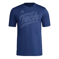Men's adidas  Navy Georgia Tech Yellow Jackets Locker Local Impression T-Shirt