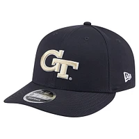 Men's New Era Navy Georgia Tech Yellow Jackets Low Profile 9FIFTY Snapback Hat