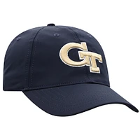 Casquette ajustable Victory Trainer bleu marine Georgia Tech Yellow Jackets Top of the World pour homme