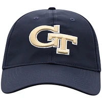 Casquette ajustable Victory Trainer bleu marine Georgia Tech Yellow Jackets Top of the World pour homme