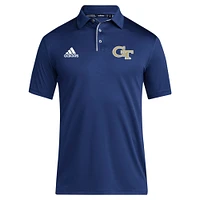 Polo adidas AEROREADY bleu marine Georgia Tech Yellow Jackets 2024 pour homme