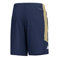 Vestes adidas bleu marine Georgia Tech jaunes pour hommes AEROREADY Shorts