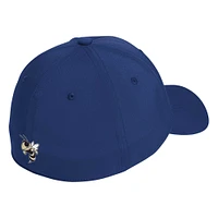 Casquette adidas bleu marine Georgia Tech Yellow Jackets avec logo Flex pour homme