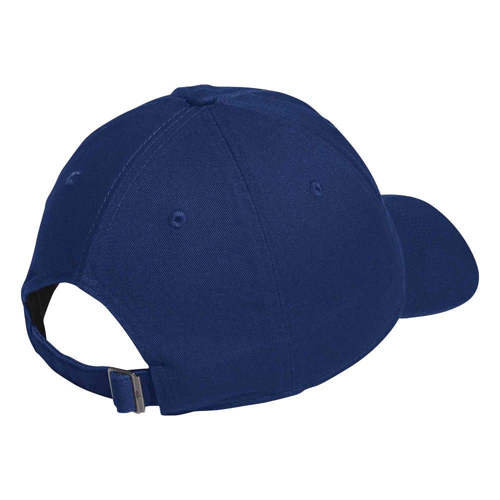 Casquette ajustable souple avec logo vestiaire adidas bleu marine Georgia Tech Yellow Jackets pour homme