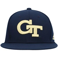 Casquette de baseball ajustée pour hommes adidas Georgia Tech Yellow Jackets sur le terrain