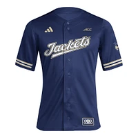 adidas Georgia Tech Yellow Jackets Reverse Retro Replica Maillot de baseball pour homme