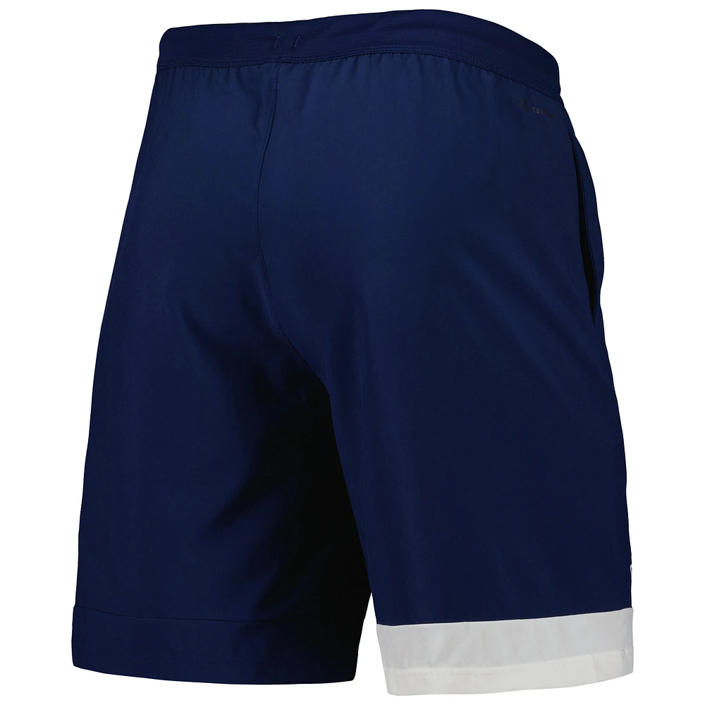 Short d'entraînement adidas Georgia Tech Yellow Jackets pour hommes, bleu marine