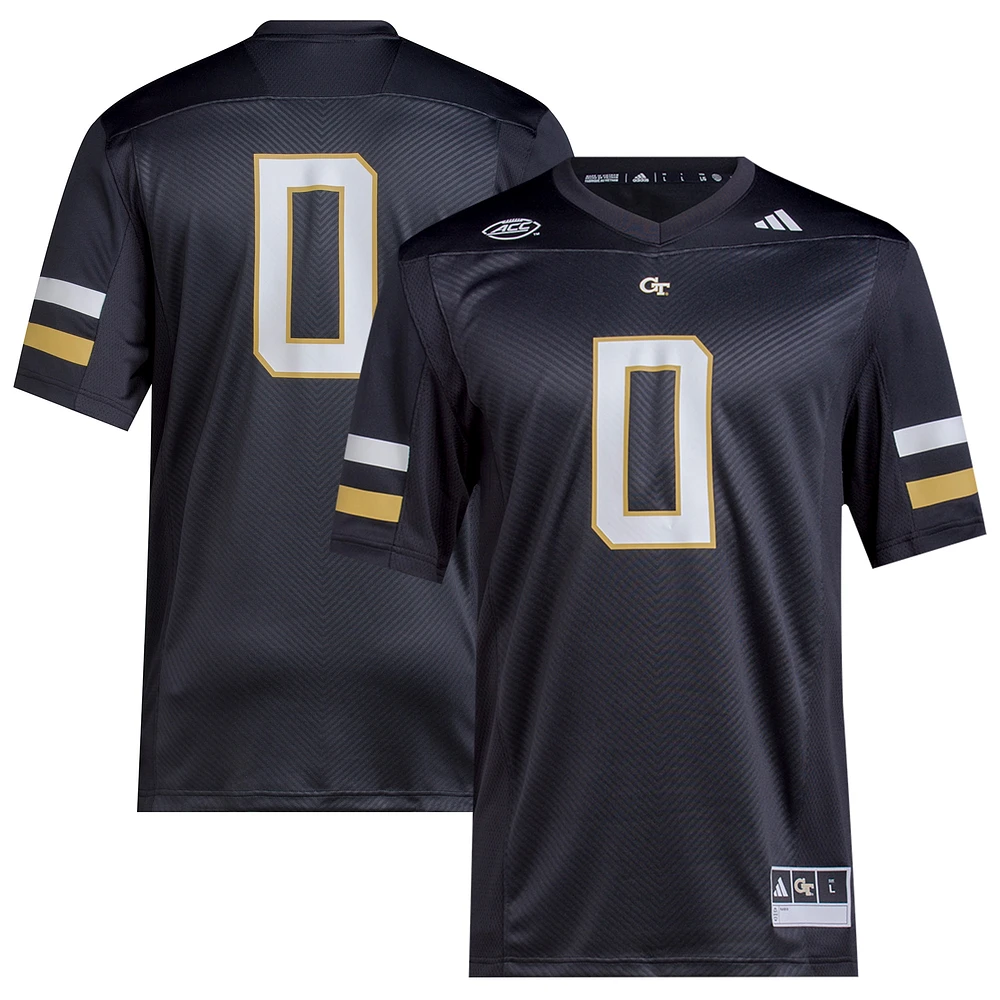 Maillot adidas #0 Georgia Tech Yellow Jackets 2023 Premier pour homme