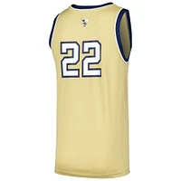 adidas #22 Gold Georgia Tech Yellow Jackets Maillot Swingman pour hommes