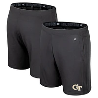 Short Forget Colosseum Charcoal Georgia Tech Yellow Jackets pour homme