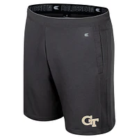 Short Forget Colosseum Charcoal Georgia Tech Yellow Jackets pour homme