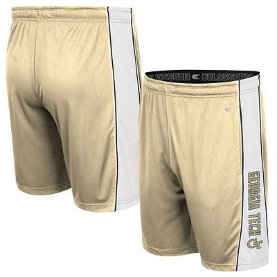 Men's Colosseum Gold Georgia Tech Yellow Jackets Panel Shorts