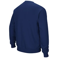 Colosseum Navy Georgia Tech Yellow Jackets Team Arch & Logo Tackle Twill Pullover Sweat-shirt