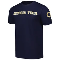 Vestes Pro Standard Navy Georgia Tech Yellow pour hommes T-shirt classique