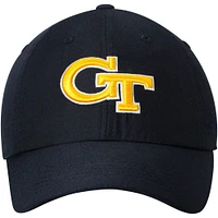 Casquette ajustable pour homme Top of the World Navy Georgia Tech Yellow Jackets avec logo principal