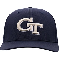 Men's Top of the World Navy Georgia Tech Yellow Jackets Reflex Logo Flex Hat