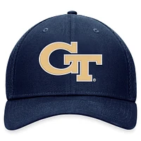 Top of the World Navy Georgia Tech Yellow Jackets Spacer Flex Hat pour hommes