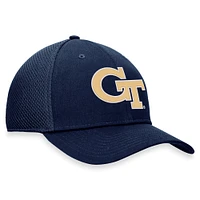 Men's Top of the World Navy Georgia Tech Yellow Jackets Spacer Flex Hat