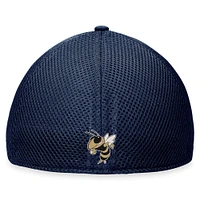 Men's Top of the World Navy Georgia Tech Yellow Jackets Spacer Flex Hat