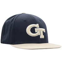 Youth Top of the World Navy Georgia Tech Yellow Jackets Victory Maverick Snapback Hat