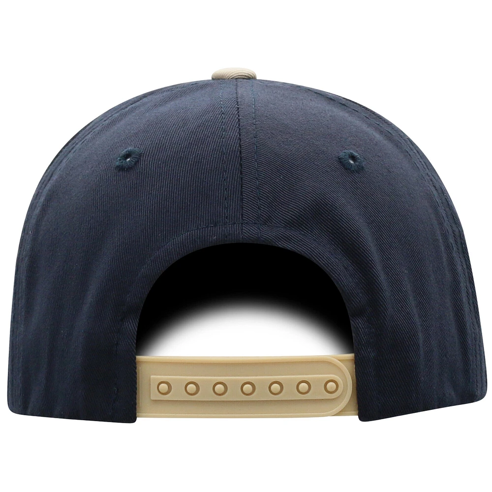 Youth Top of the World Navy Georgia Tech Yellow Jackets Victory Maverick Snapback Hat