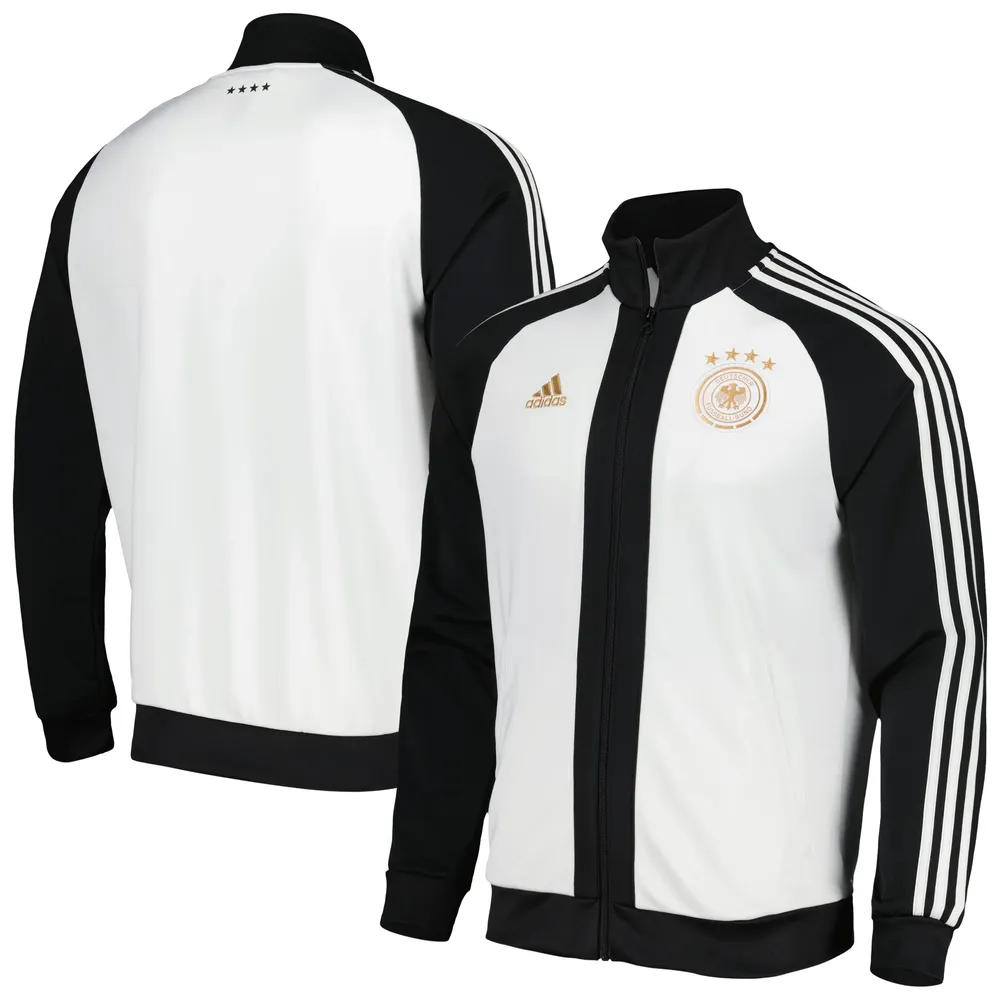 Persona a cargo Atajos Actualizar Lids Germany National Team adidas DNA Full-Zip Raglan Track Jacket - Black/White  | Brazos Mall