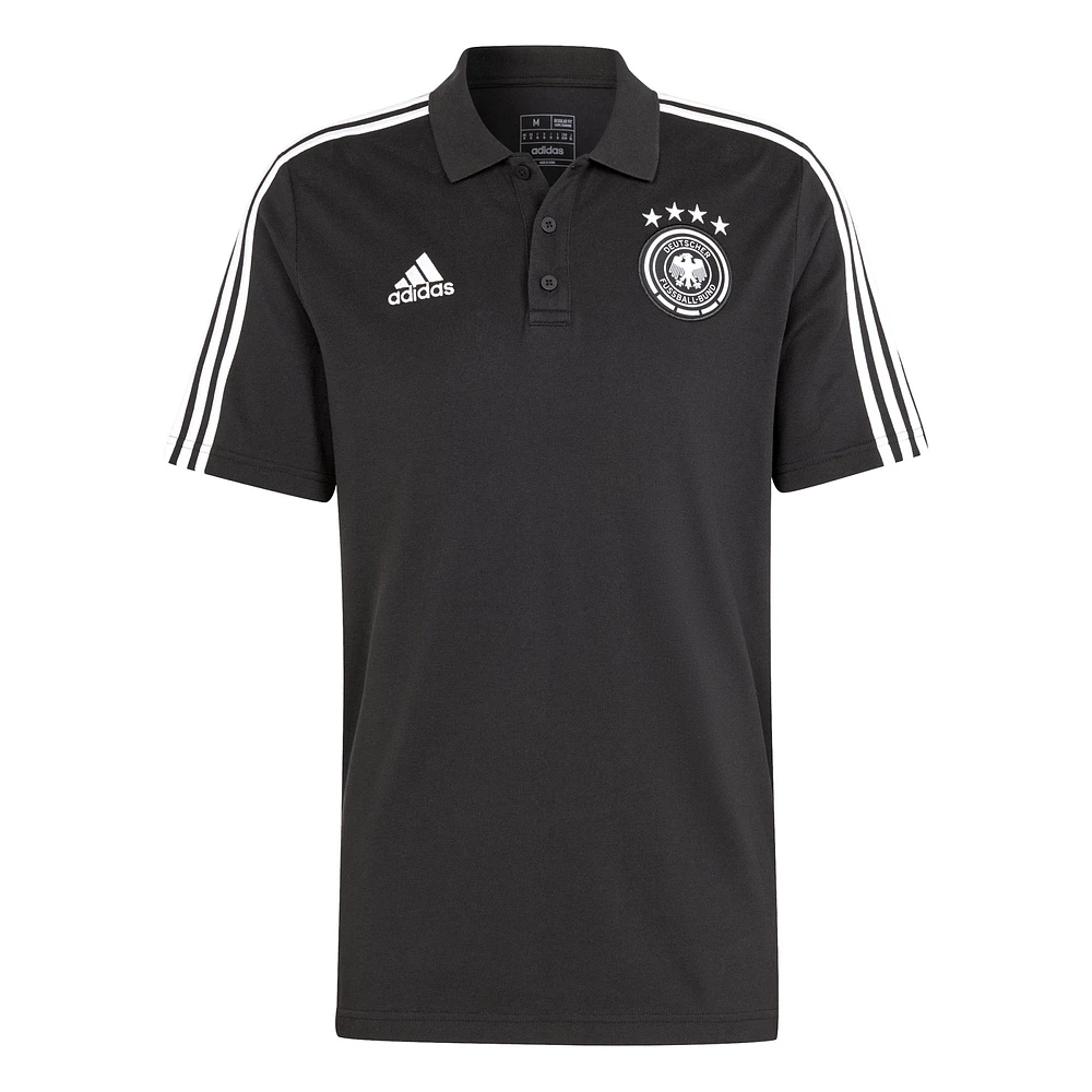 Men's adidas Black Germany National Team DNA AEROREADY® Polo