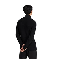 Haut en maille côtelée à demi-zip noir pour homme de l'équipe nationale d'Allemagne Culturewear 125e anniversaire adidas Originals