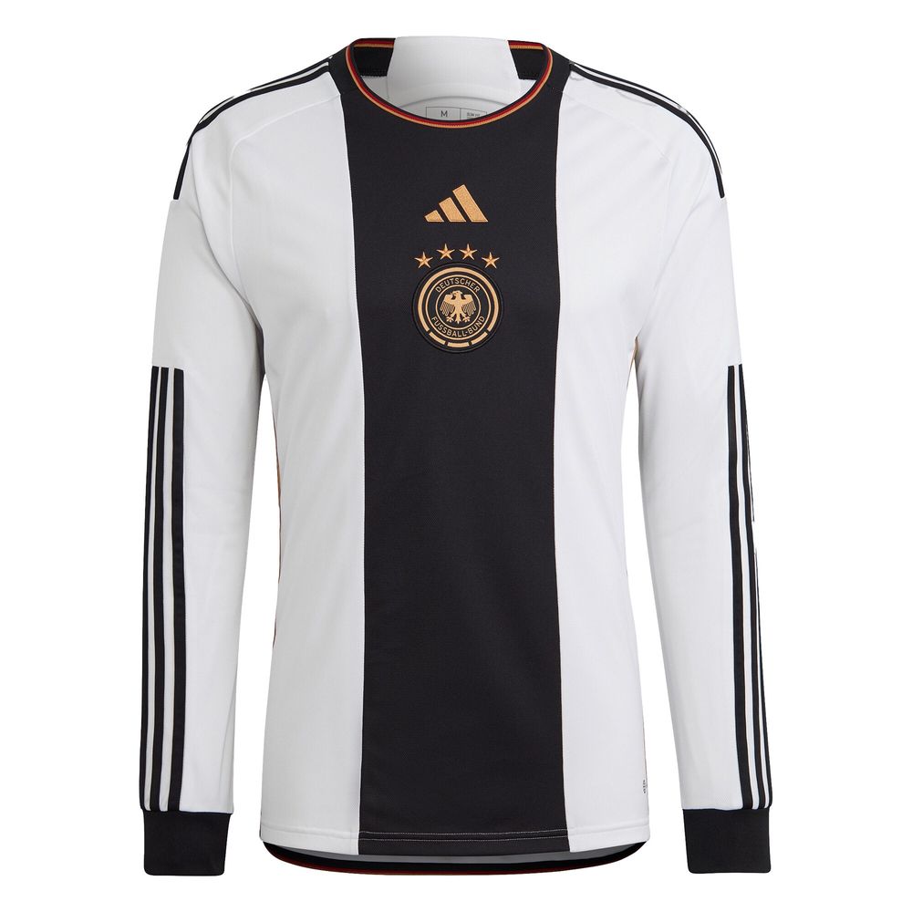 Men's adidas White Germany National Team 2022/23 Home Replica Long