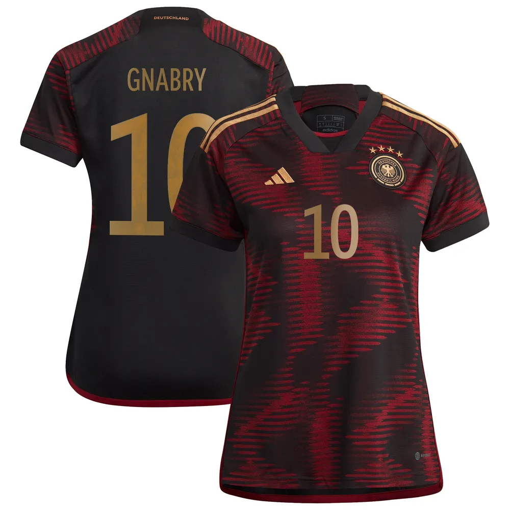 Lids Serge Gnabry Germany National adidas Women's 2022/23 Away Player - Black | Brazos Mall