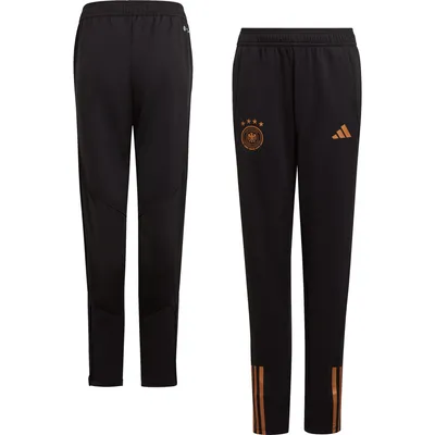 Pantalon d'entraînement AEROREADY de l'équipe nationale d'Allemagne adidas noir pour enfant